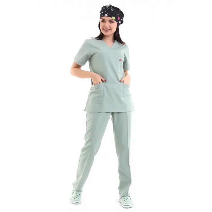 Zarf Yaka Bayan Takım 63 Çağla Yeşili