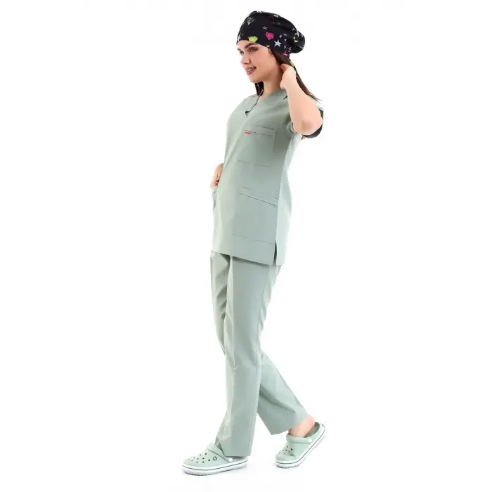 Zarf Yaka Bayan Takım 63 Çağla Yeşili