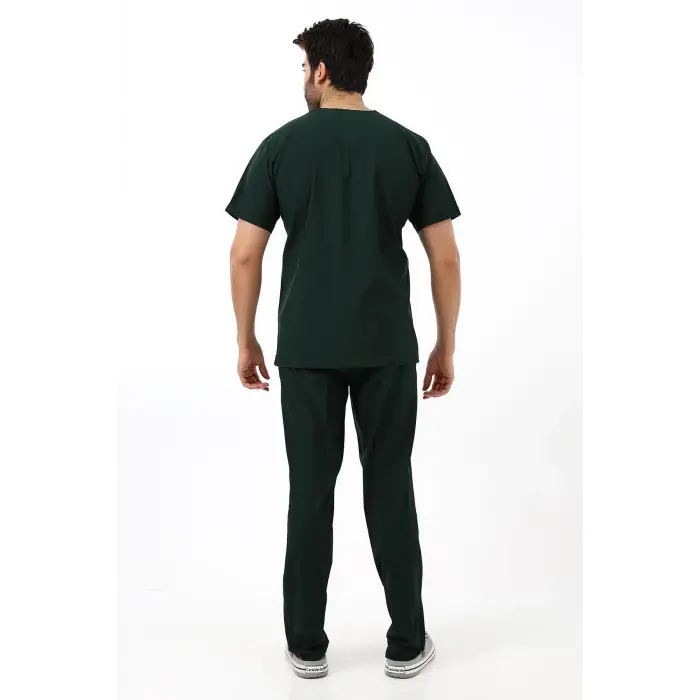 Zarf Yaka Erkek Likralı Takım - 6429 Ö.başı Yeşili