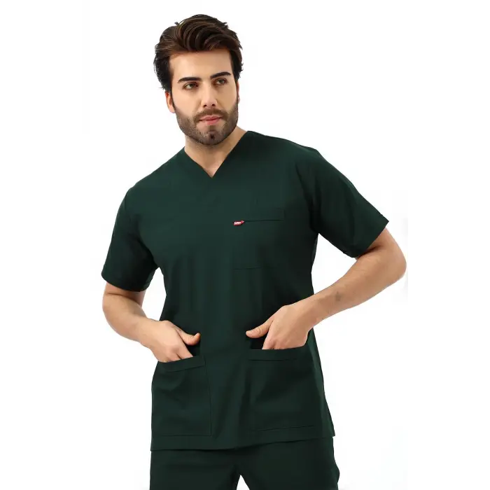 Zarf Yaka Erkek Likralı Takım - 6429 Ö.başı Yeşili