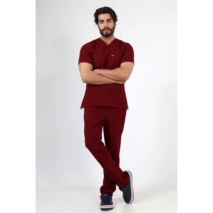 Zarf Yaka Erkek Takım - 19 Bordo