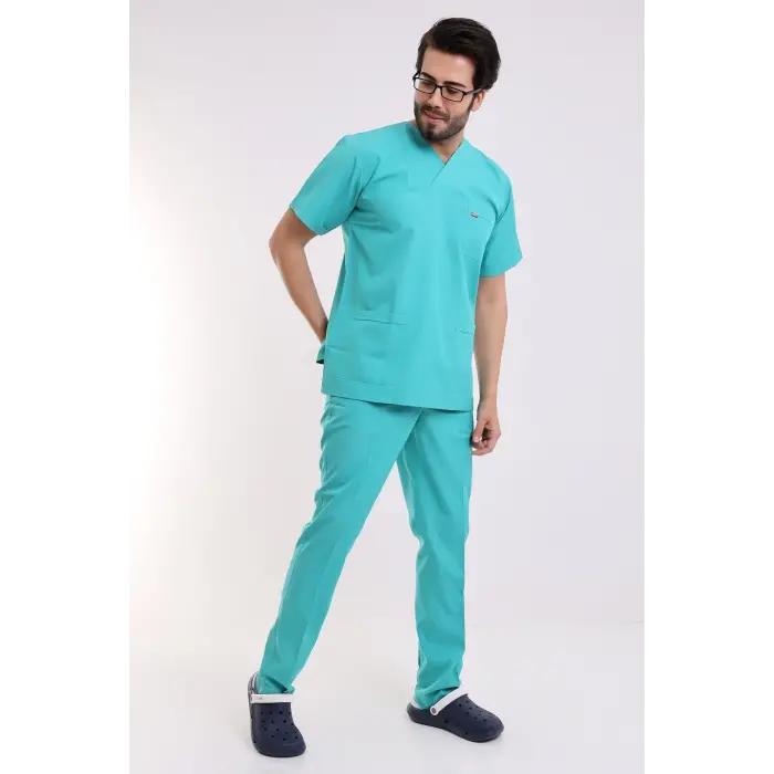 Zarf Yaka Erkek Takım - 27 Su Yeşili