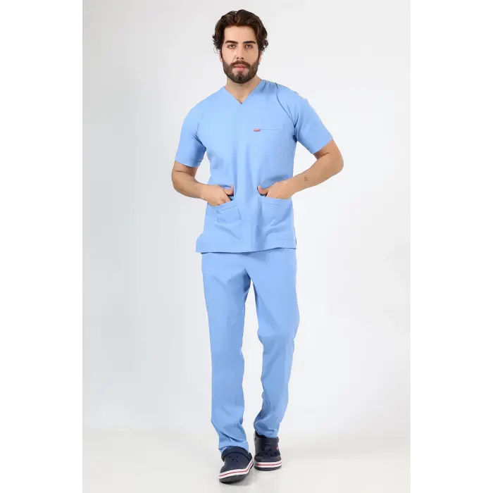 Zarf Yaka Erkek Takım - 31 Açık Mavi