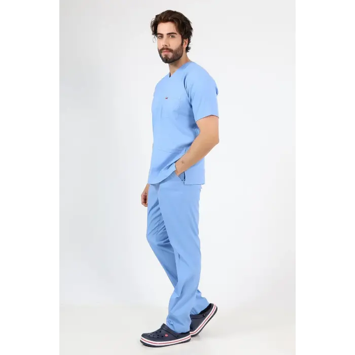 Zarf Yaka Erkek Takım - 31 Açık Mavi