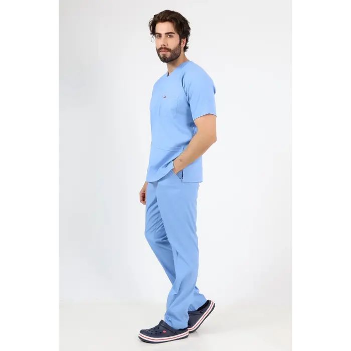 Zarf Yaka Erkek Takım - 31 Açık Mavi