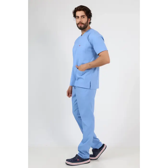 Zarf Yaka Erkek Takım - 31 Açık Mavi