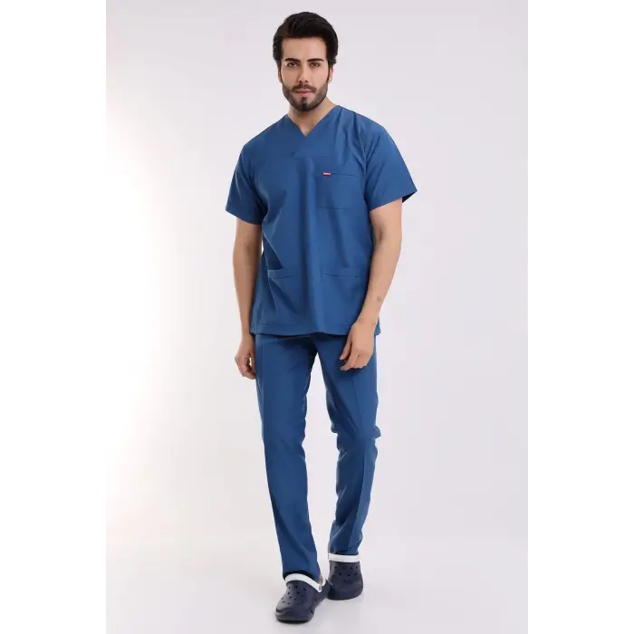 Zarf Yaka Erkek Takım - 37 Petrol Mavi