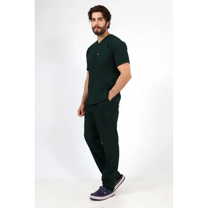 Zarf Yaka Erkek Takım - 38 Ördek Başı Yeşili