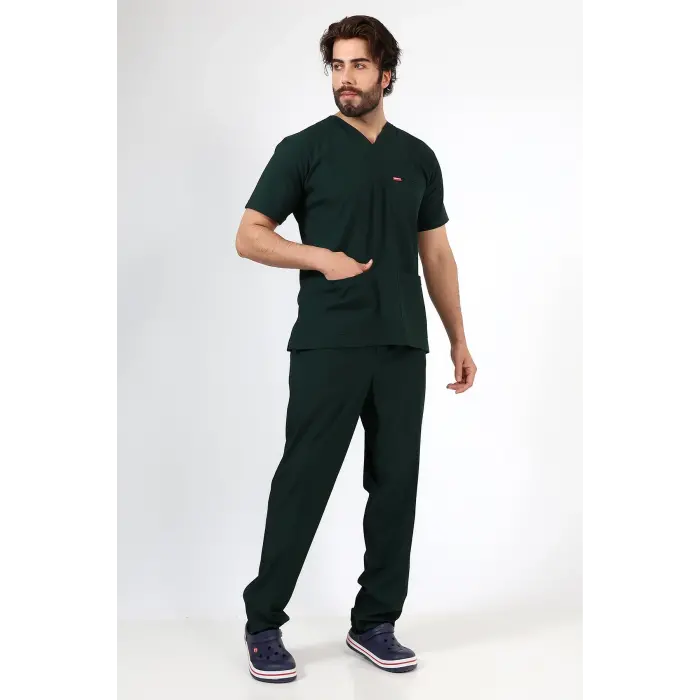 Zarf Yaka Erkek Takım - 38 Ördek Başı Yeşili