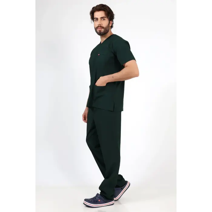 Zarf Yaka Erkek Takım - 38 Ördek Başı Yeşili