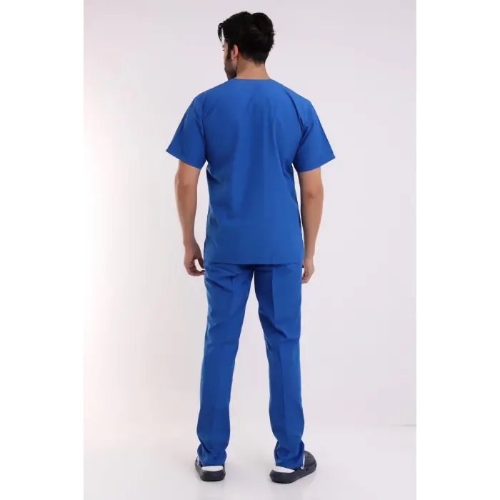 Zarf Yaka Erkek Takım - 56 Saks Mavi