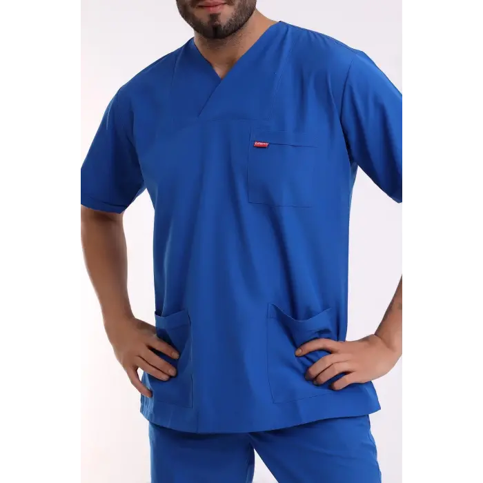 Zarf Yaka Erkek Takım - 56 Saks Mavi