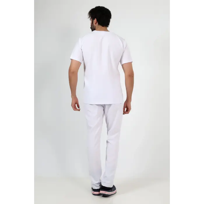 Zarf Yaka Erkek Takım - Beyaz