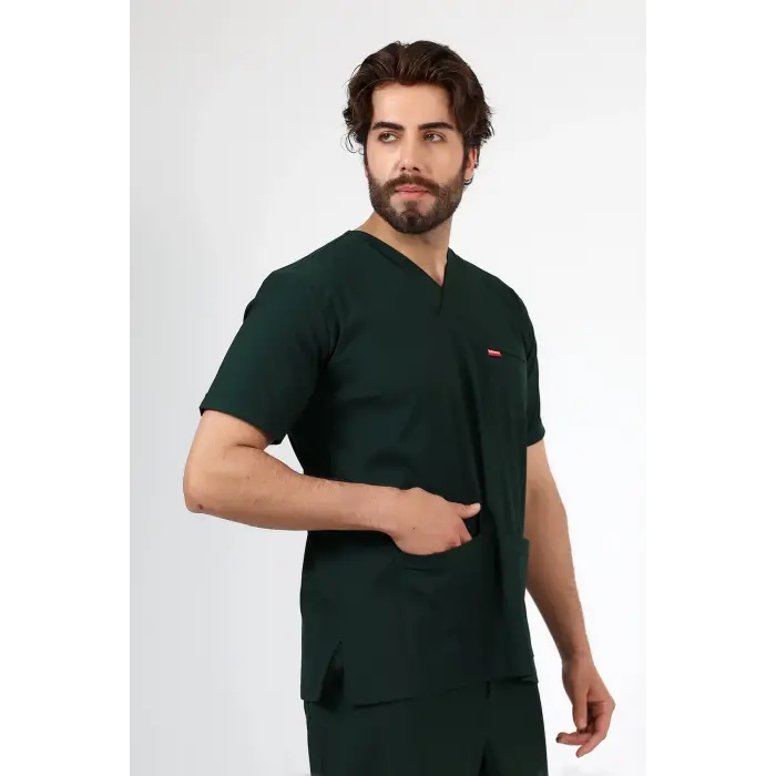 Zarf Yaka Erkek Tek Üst - 38 Ördek Başı Yeşili