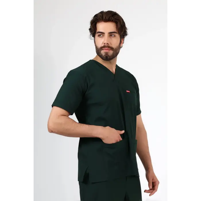 Zarf Yaka Erkek Tek Üst - 38 Ördek Başı Yeşili