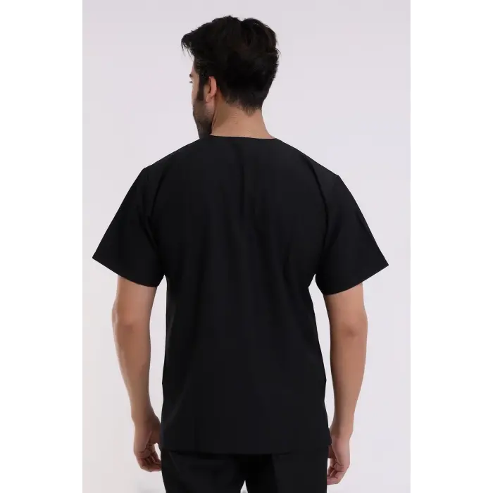 Zarf Yaka Erkek Tek Üst - 48 Siyah