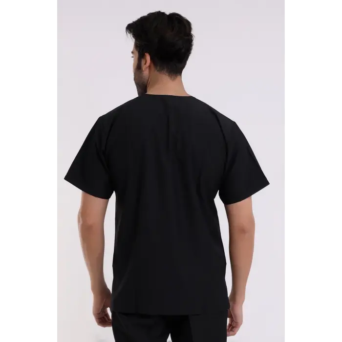 Zarf Yaka Erkek Tek Üst - 48 Siyah