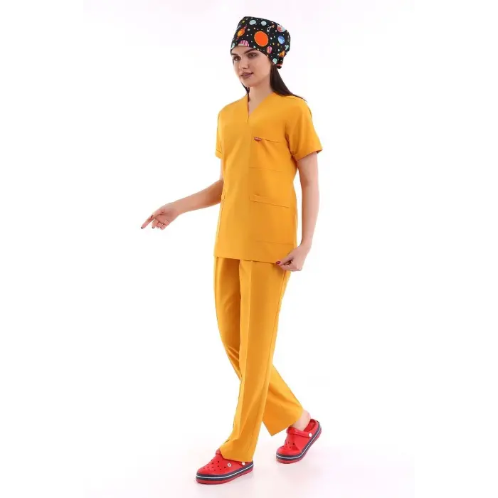 Zarf Yaka Kadın Takım - 09 Hardal