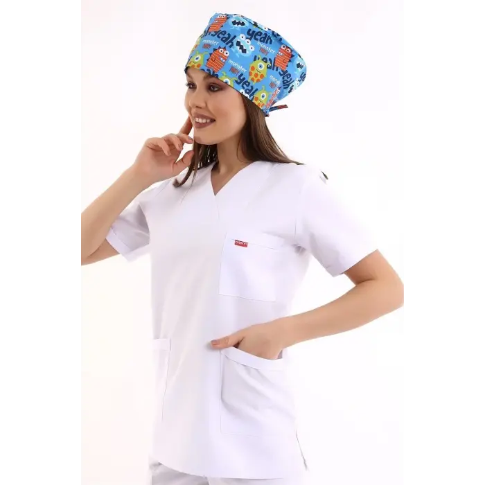 Zarf Yaka Kadın Takım - 171 Beyaz