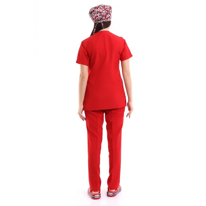 Zarf Yaka Kadın Takım - 19 Bordo