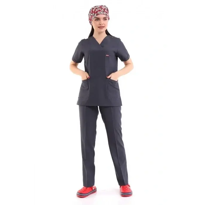 Zarf Yaka Kadın Takım - 51 Füme