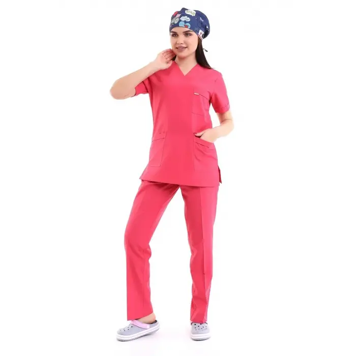 Zarf Yaka Kadın Takım - 52 Nar Çiçeği