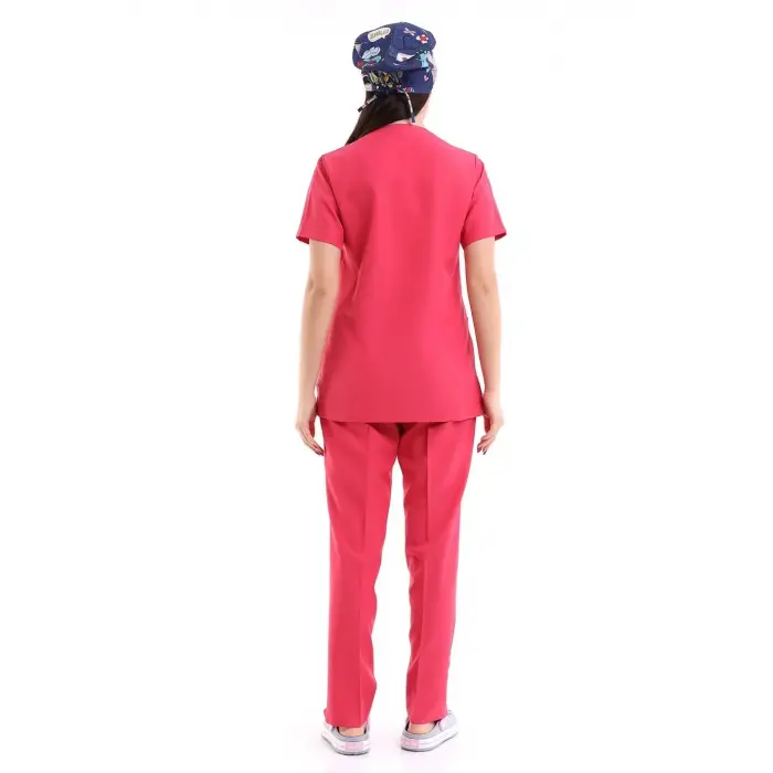 Zarf Yaka Kadın Takım - 52 Nar Çiçeği