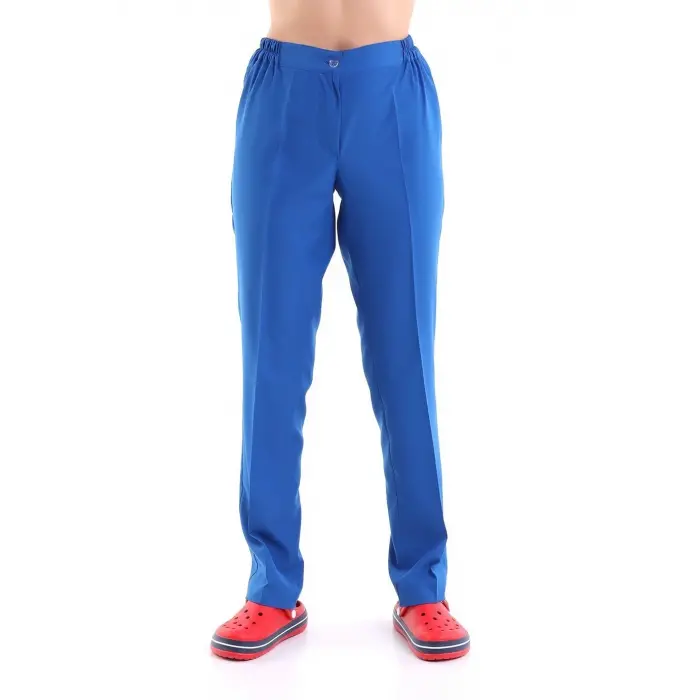 Zarf Yaka Kadın Takım - 56 Saks Mavi