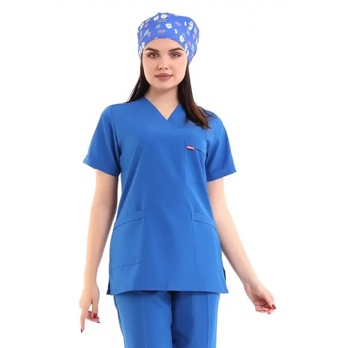 Zarf Yaka Kadın Tek Üst - 56 Koyu Saks