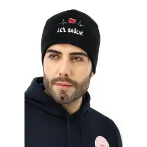 Acil Sağlık Bere - Siyah