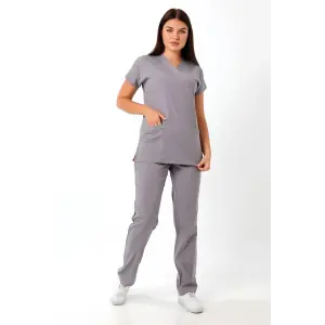 Bflex Unisex Likralı Yarasa Kol Takım - 6406 Gri