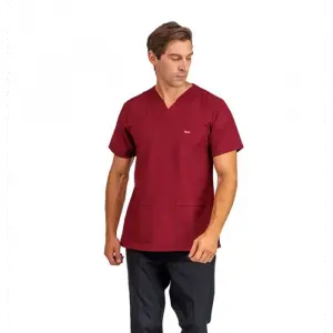 Bflex Unisex Likralı Yarasa Kol Tek Üst - 6407 Bordo Soft