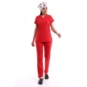 Bflex Yarasa Kol Forma Takım - 4817 Kırmızı