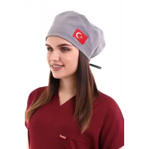 Bone Bayrak İşlemeli - 07 Gri