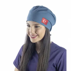 Bone Bayrak İşlemeli - 119 Petrol Mavi