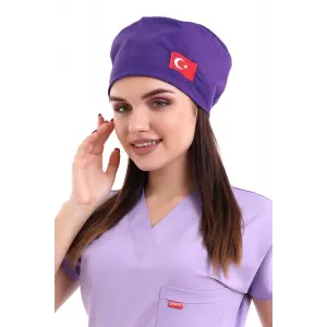 Bone Bayrak İşlemeli - 128 Mor