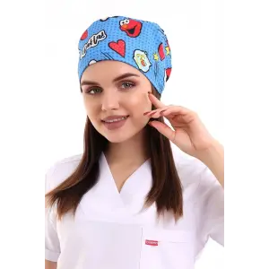 Dijital Unisex Desenli Bone - 6504 Kurabiye Canavarı