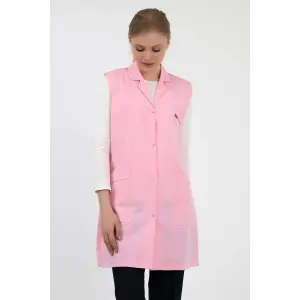 Kadın Kolsuz Önlük - Pembe