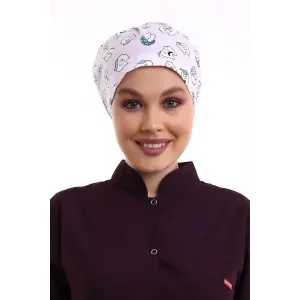 Tesettür Bone - 4104 Lila Diş