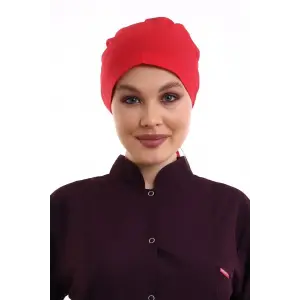 Tesettür Bone - 4817 Kırmızı