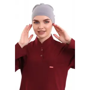 Tesettür Bone - 4818 Gri