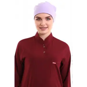 Tesettür Bone - 6419 Lila