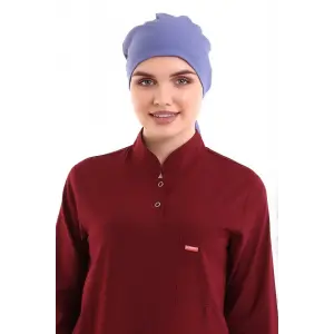 Tesettür Bone - 6432 İndigo Mavi