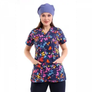 Yarasa Kol Desenli Unisex Tek Üst - 5006 Kelebek