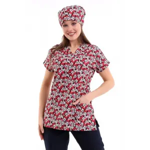 Yarasa Kol Dijital Unisex Desenli Üst - 6531 Mickey Mause