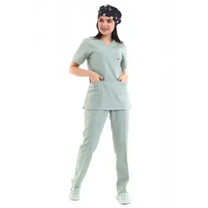 Zarf Yaka Bayan Takım 63 Çağla Yeşili