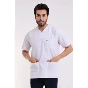 Zarf Yaka Erkek Tek Üst - 171 Beyaz