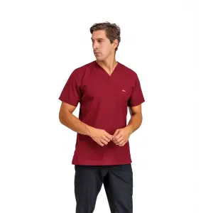 Zarf Yaka Erkek Tek Üst - 19 Bordo