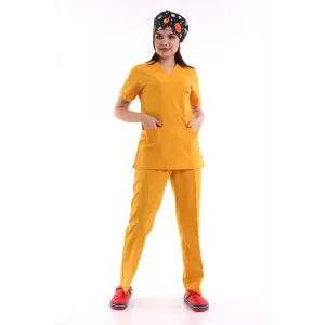 Zarf Yaka Kadın Takım - 09 Hardal