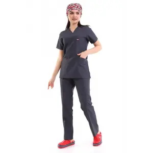 Zarf Yaka Kadın Takım - 51 Füme